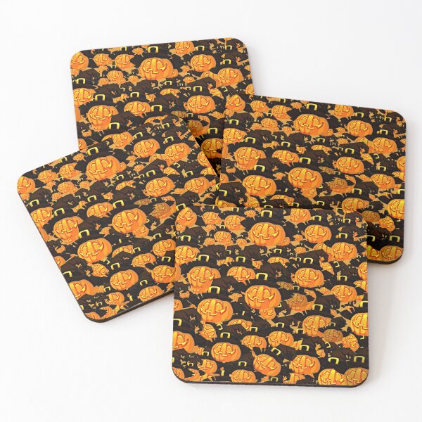 Item preview, Halloween Pumpkin Face Spooky Pattern Fill designed and sold by royrahul.