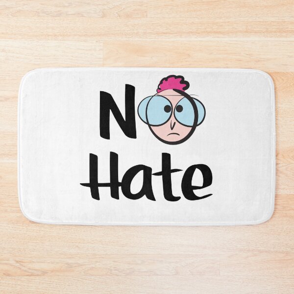 Item preview, No Hate Cute Kawaii Boy With Glasses Love the Kid Art  designed and sold by ProjectX23.