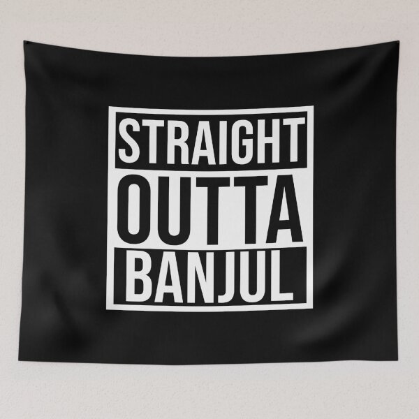 Item preview, Right Outta Banjul Gambia The West Coast designed and sold by Nessshirts.