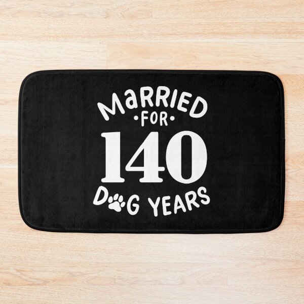 Item preview, 20th Wedding Anniversary, Married For 140 Dog Years designed and sold by haselshirt.