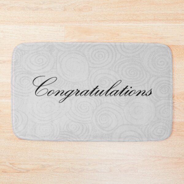 Item preview, Congratulation Swirls designed and sold by blakcirclegirl.