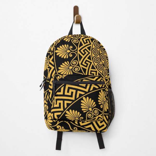 Item preview, Gold and Black circular Greek ornament designed and sold by kavalenkavart.