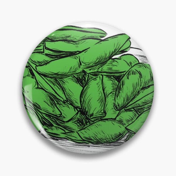 Item preview, Illustration of a Japanese Cuisine - Salted Edamame | 盐水毛豆 designed and sold by iswenyi.
