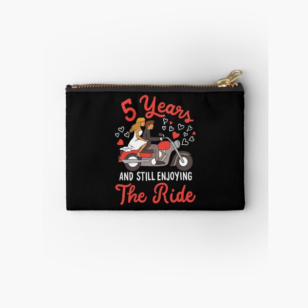 Item preview, 5th Wedding Anniversary 5 Years, Enjoying The Ride designed and sold by haselshirt.