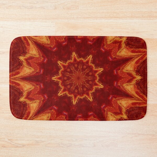 Item preview, Red Supernova 2 - Abstract Kaleidoscope Art by Fluid Nature designed and sold by vmajzlik.