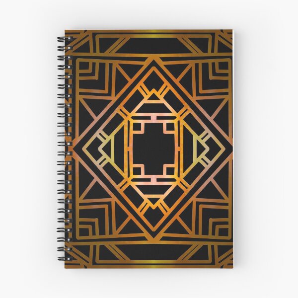 Artikelvorschau, Geometrisches Muster des goldenen Art Deco entworfen und verkauft von Niftjie.