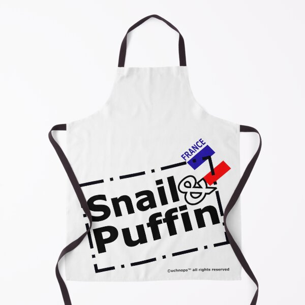 Item preview, Snail and Puffin French Flag Stamp designed and sold by MeyrellesMartin.