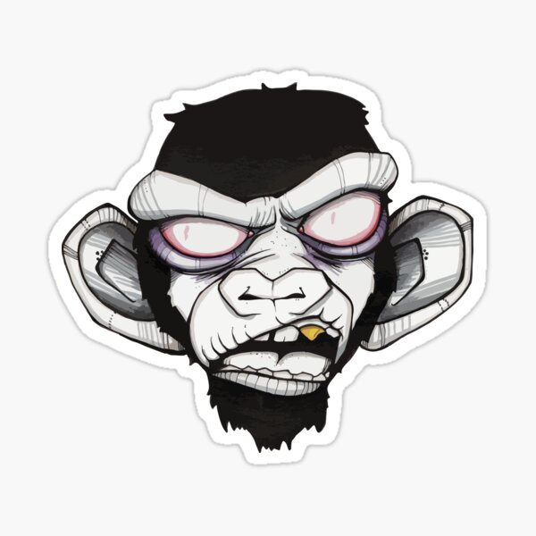 Ladrón de mono logotipo de mascota de dibujos animados kawaii creativo  lindo