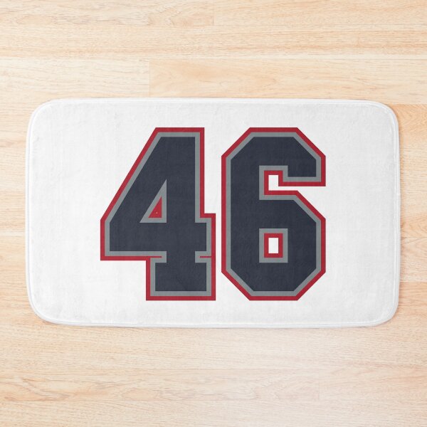 Item preview, 46 Navy Grey Red Sports Number Fourty-Six designed and sold by HelloFromAja.
