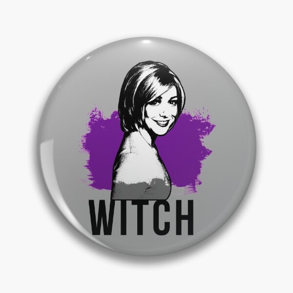 Item preview, Willow the Witch - Purple with Black Text (BtVS) designed and sold by Vixetches.