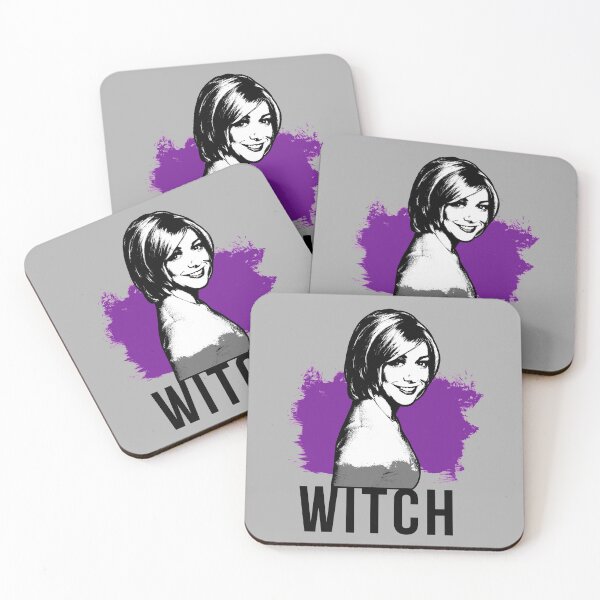 Item preview, Willow the Witch - Purple with Black Text (BtVS) designed and sold by Vixetches.
