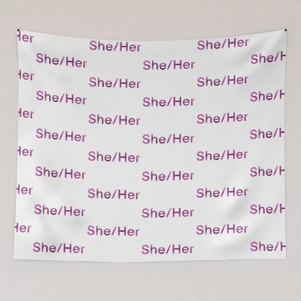 Item preview, She/Her designed and sold by KhaddeShop.