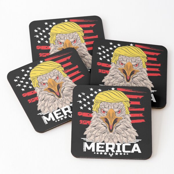 Item preview, Trump american Flag Eagle , bald eagle designed and sold by majidkacm.