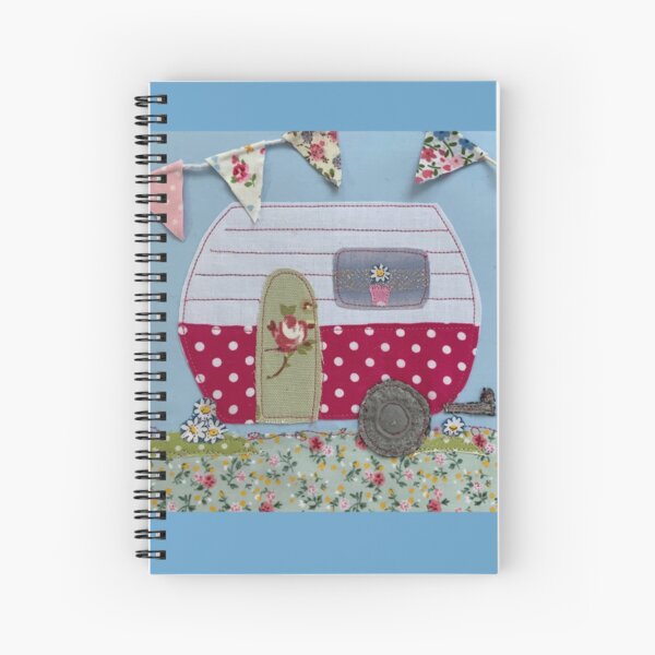 Item preview, #Retro Country Embroidered Caravan Trailer  designed and sold by Leatextileart.