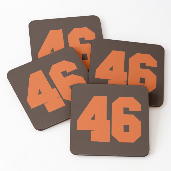 Item preview, 46 Number Cleveland Sports Fourty-Six Brown Jersey designed and sold by HelloFromAja.