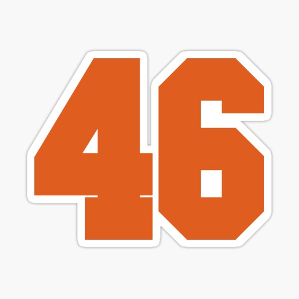 Lucky Number 46 Stickers for Sale | Redbubble