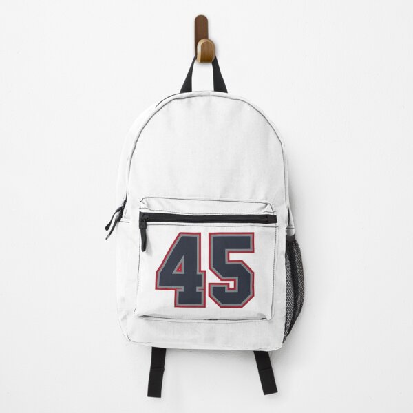 Item preview, 45 Navy Grey Red Sports Number Fourty-Five designed and sold by HelloFromAja.