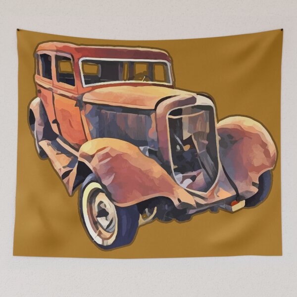 Item preview, Rusty Old Car designed and sold by Bespired.