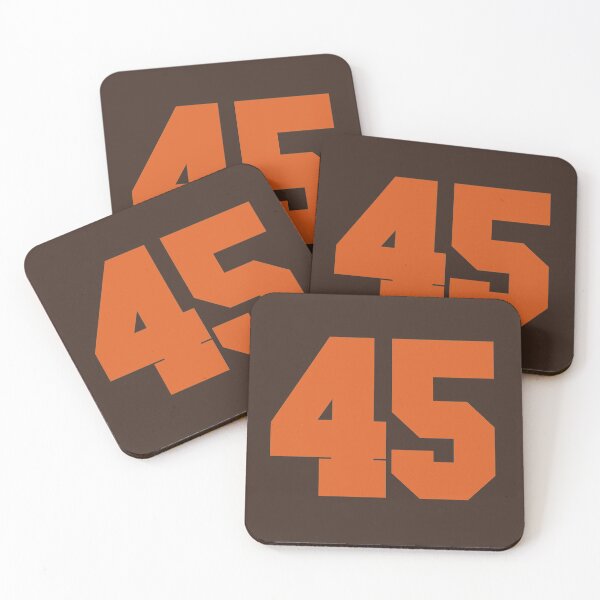 Item preview, 45 Number Cleveland Sports Fourty-Five Brown Jersey designed and sold by HelloFromAja.