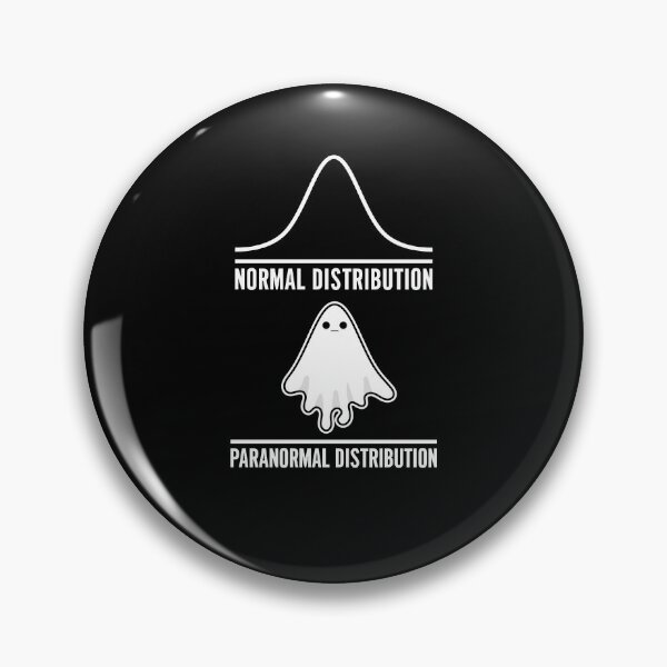 Item preview, Paranormal Distribution Funny Halloween Math Ghost designed and sold by KeenCreative.