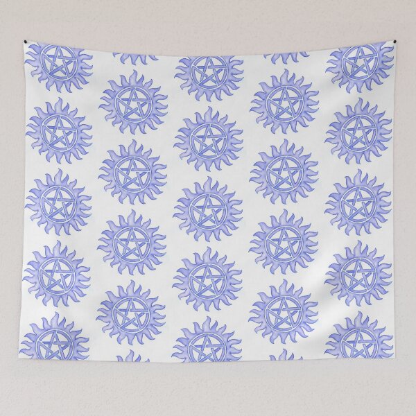 Item preview, Supernatural Anti Possession Symbol Blue/Purple designed and sold by FanartAft.