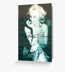 Marilyn Monroe Greeting Card