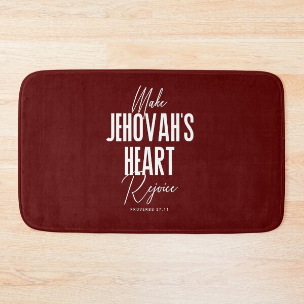 Item preview, Make Jehovahs Heart Rejoice - Red Background designed and sold by KA DESIGNS.