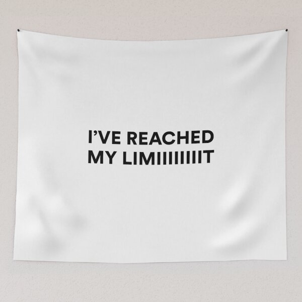 Item preview, I'VE REACHED MY LIMIIIIIIIIT | The Real Housewives of New York designed and sold by guest-pillow.