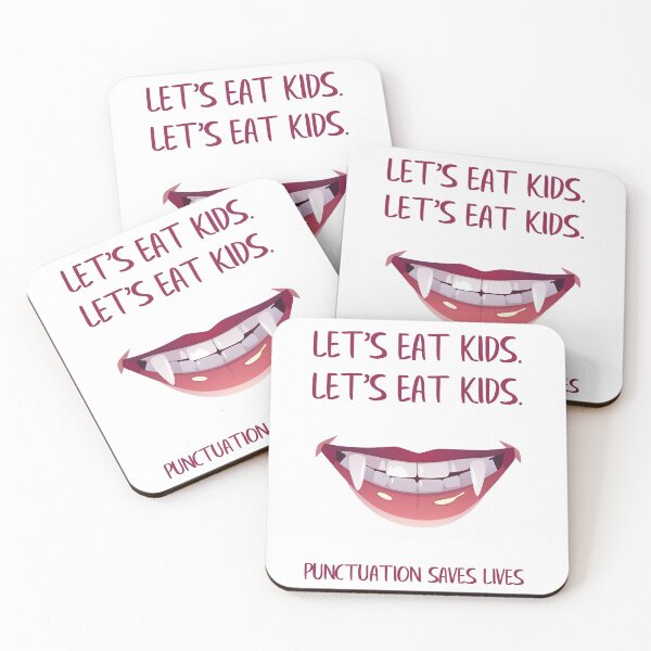 Item preview, Lets Eat Kids Punctuation Saves Lives Funnt designed and sold by YES!GOODY.