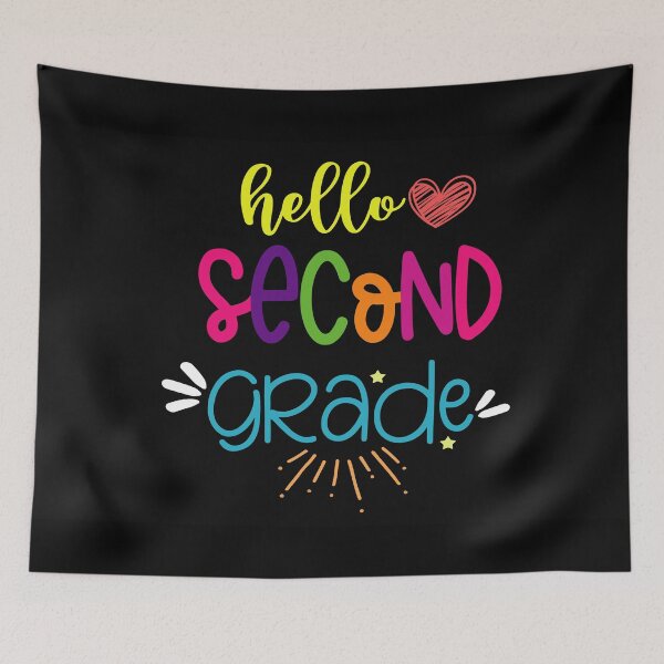 Item preview, Hello Second Grade designed and sold by BonsaiCrafts.