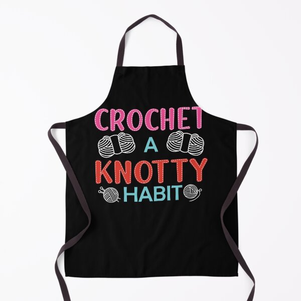Item preview, Crochet Yarn Lovers Crochet A Knotty Habit Funny Crocheting designed and sold by tomtomd.