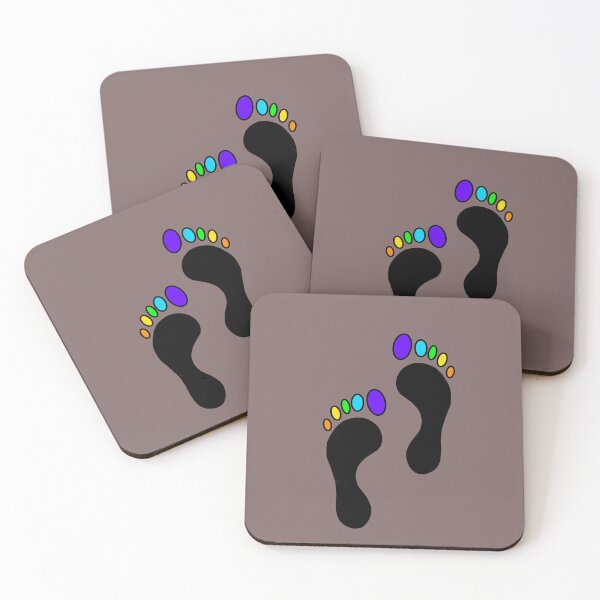 Item preview, Bare feet in the colors of the rainbow designed and sold by BV-creas.