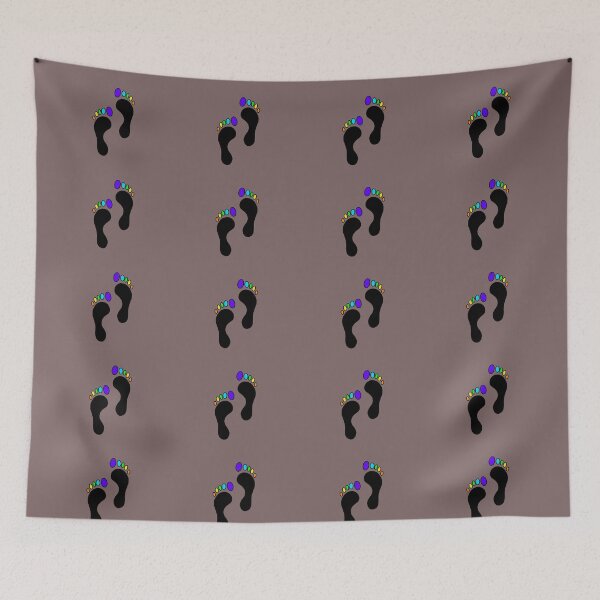 Item preview, Bare feet in the colors of the rainbow designed and sold by BV-creas.