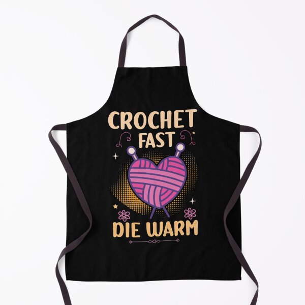 Item preview, Crochet Yarn Lovers Crochet Fast Die Warm Funny Crocheting designed and sold by tomtomd.