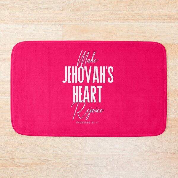 Item preview, Make Jehovahs Heart Rejoice - Pink Background designed and sold by KA DESIGNS.