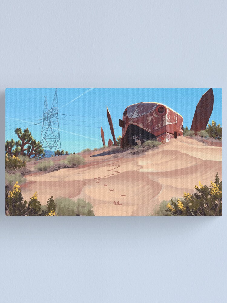 Alternate view of Mojave Metal III Canvas Print
