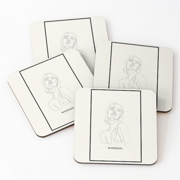 Item preview, black monoline woman draw designed and sold by cherry by hs (coucou).
