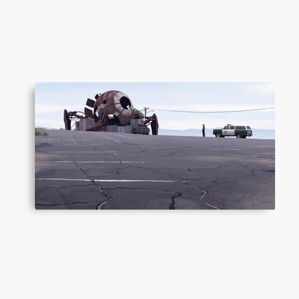 Mojave Metal IV Canvas Print
