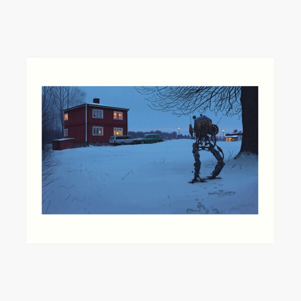 Ett Bedårande Barn Av Sin Tid Art Print