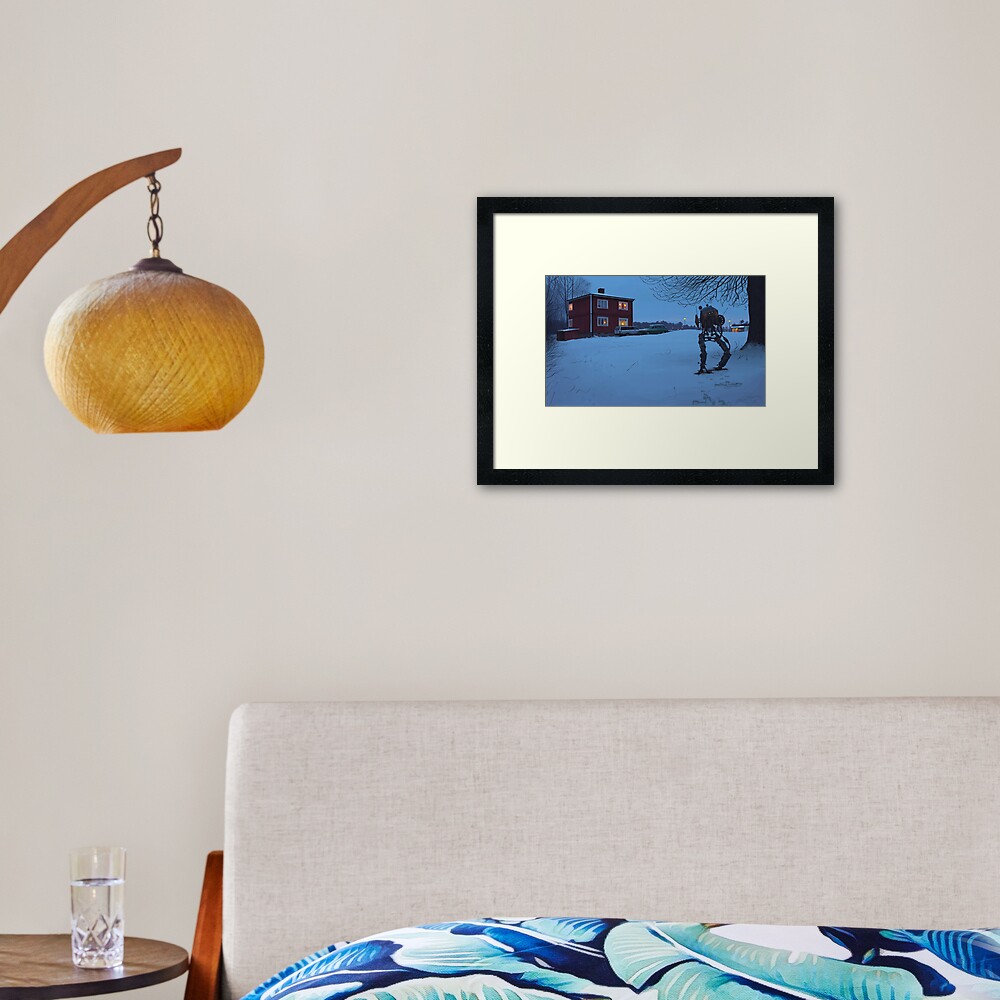 Ett Bedårande Barn Av Sin Tid Framed Art Print
