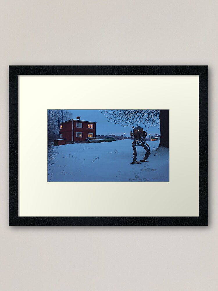 Alternate view of Ett Bedårande Barn Av Sin Tid Framed Art Print