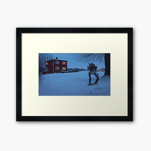 Ett Bedårande Barn Av Sin Tid Framed Art Print