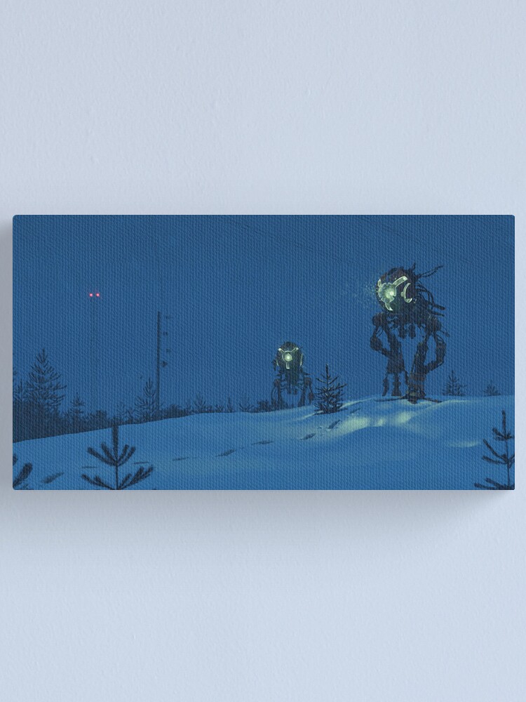 Alternate view of Nattens Röntgenplåt Canvas Print