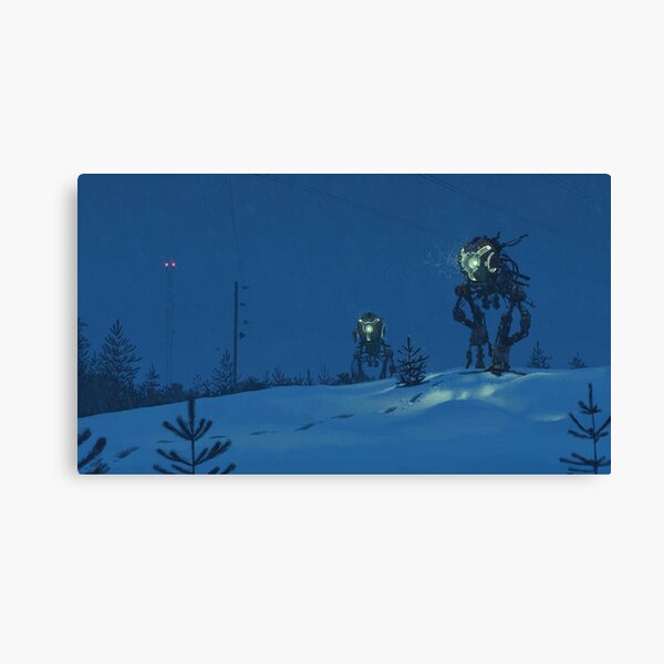 Nattens Röntgenplåt Canvas Print