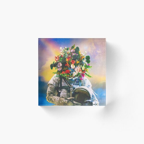 Overgrown Acrylic Block