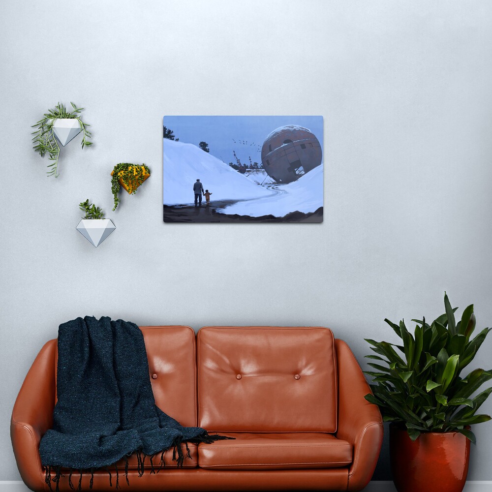 Nordiska Gobi Metal Print