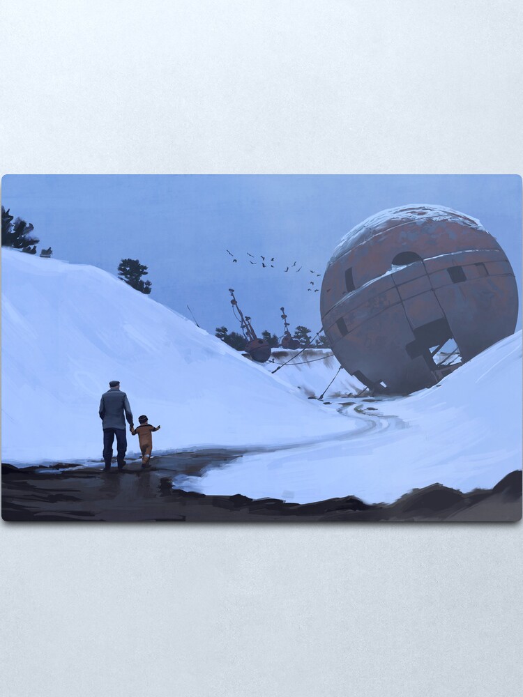 Alternate view of Nordiska Gobi Metal Print