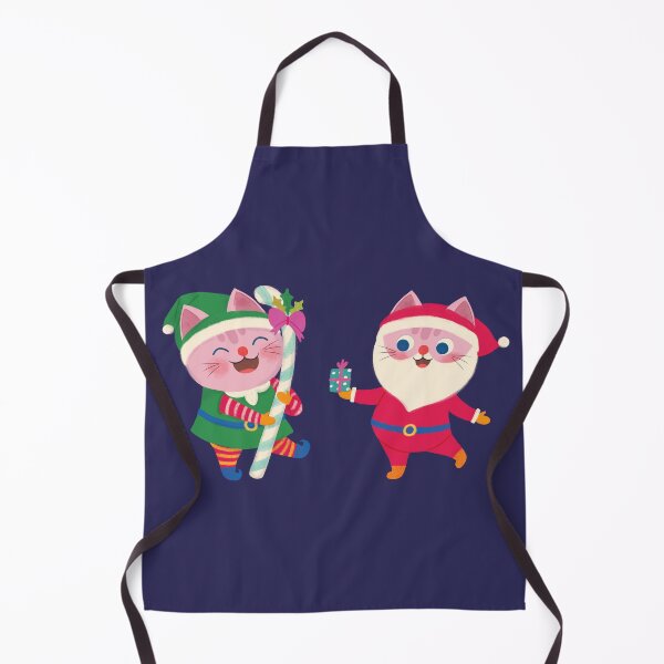Item preview, santa cat  designed and sold by HinggaJingga.