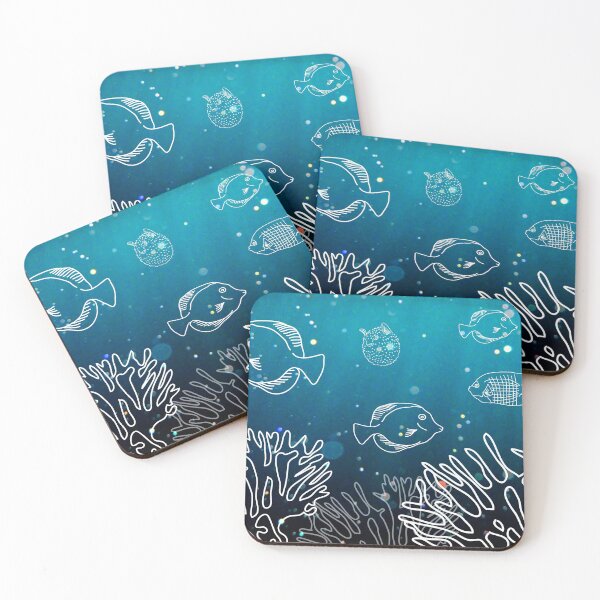 Item preview, SEA LOVE -  MINIMALIST - SEA - FISHES - LOVE FISHES - MEDITERRANEAN  designed and sold by Tropical Blood.