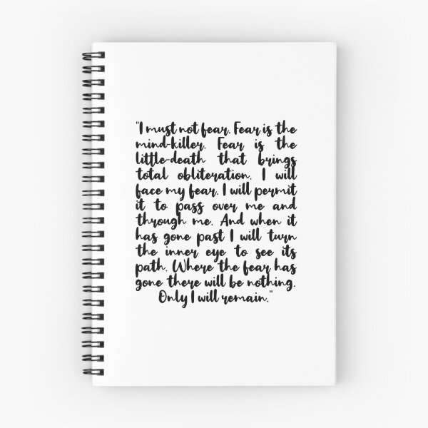 Item preview, Dune Fear Quote by Frank Herbert designed and sold by aperte.